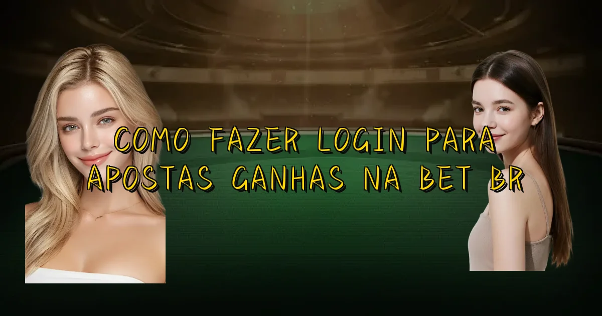 Como Fazer Login Para Apostas Ganhas Na Bet Br Oficial