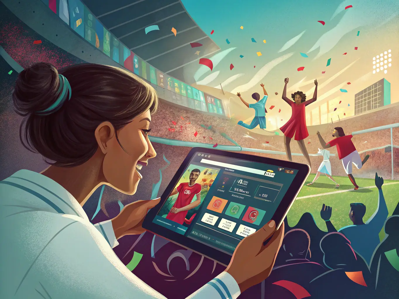 A clean and intuitive interface of the 777 Bet platform on a tablet, highlighting the ease of navigation and user-friendly design.