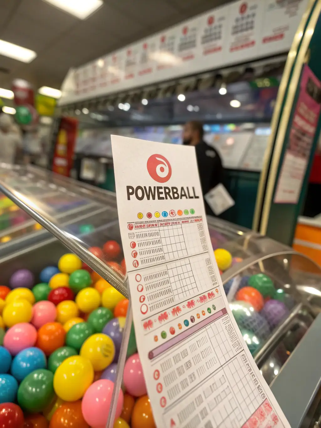 A colorful image of lottery tickets and numbered balls, creating a sense of anticipation and the chance to win big with lotteries on 777 bet.